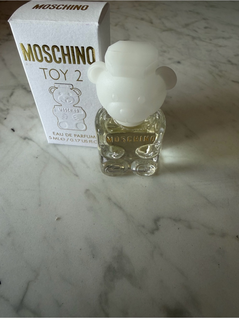 Moschino Toy 2 Mini Eau de Parfum - White Cap, Clear Bottle